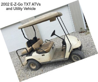 2002 E-Z-Go TXT ATVs and Utility Vehicle