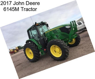 2017 John Deere 6145M Tractor