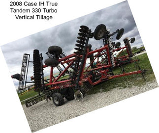 2008 Case IH True Tandem 330 Turbo Vertical Tillage