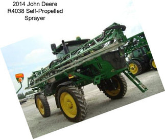 2014 John Deere R4038 Self-Propelled Sprayer