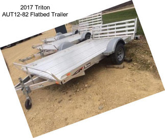 2017 Triton AUT12-82 Flatbed Trailer