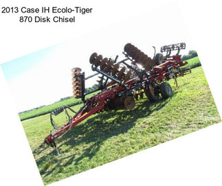 2013 Case IH Ecolo-Tiger 870 Disk Chisel
