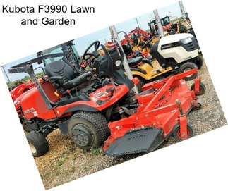 Kubota F3990 Lawn and Garden