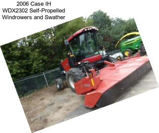 2006 Case IH WDX2302 Self-Propelled Windrowers and Swather