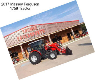 2017 Massey Ferguson 1759 Tractor
