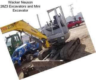 Wacker Neuson 28Z3 Excavators and Mini Excavator