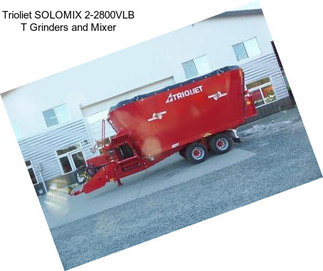 Trioliet SOLOMIX 2-2800VLB T Grinders and Mixer