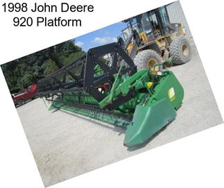 1998 John Deere 920 Platform