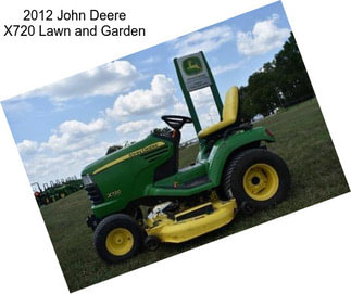 2012 John Deere X720 Lawn and Garden