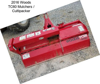 2016 Woods TC60 Mulchers / Cultipacker