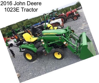 2016 John Deere 1023E Tractor