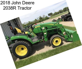 2018 John Deere 2038R Tractor