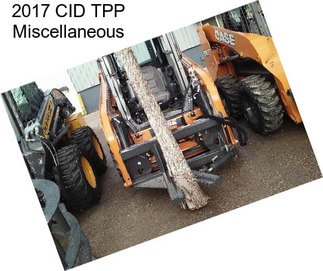 2017 CID TPP Miscellaneous