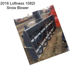 2016 Loftness 1082I Snow Blower