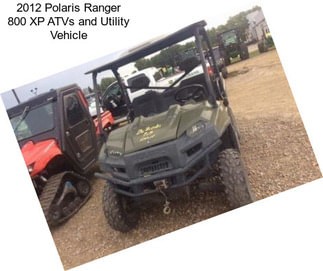 2012 Polaris Ranger 800 XP ATVs and Utility Vehicle