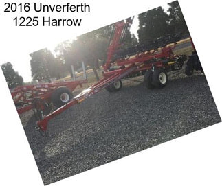 2016 Unverferth 1225 Harrow