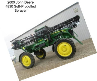 2009 John Deere 4830 Self-Propelled Sprayer