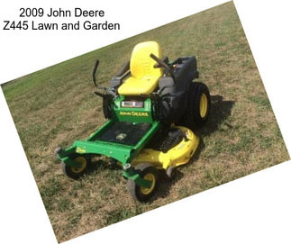 2009 John Deere Z445 Lawn and Garden