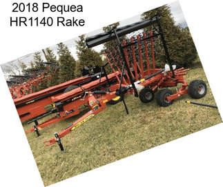 2018 Pequea HR1140 Rake