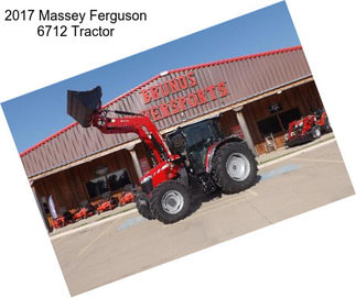 2017 Massey Ferguson 6712 Tractor