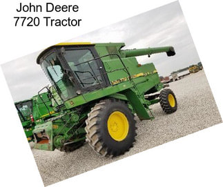 John Deere 7720 Tractor