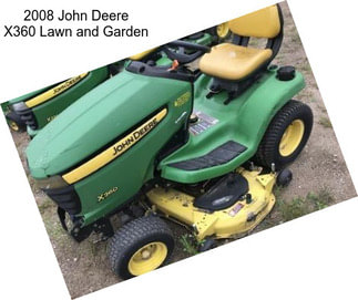 2008 John Deere X360 Lawn and Garden