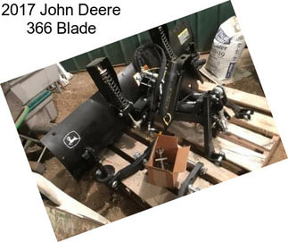 2017 John Deere 366 Blade