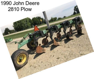1990 John Deere 2810 Plow