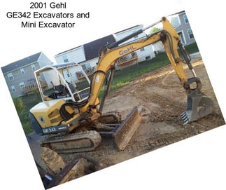 2001 Gehl GE342 Excavators and Mini Excavator