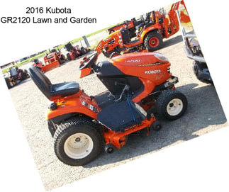 2016 Kubota GR2120 Lawn and Garden