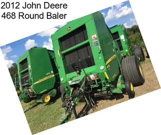 2012 John Deere 468 Round Baler