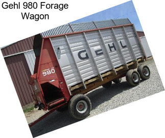 Gehl 980 Forage Wagon