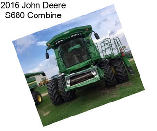 2016 John Deere S680 Combine