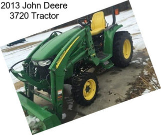 2013 John Deere 3720 Tractor