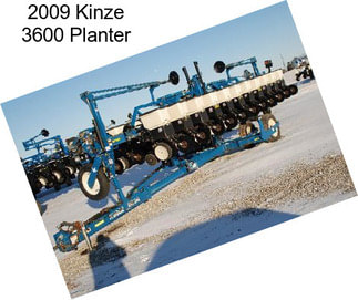 2009 Kinze 3600 Planter