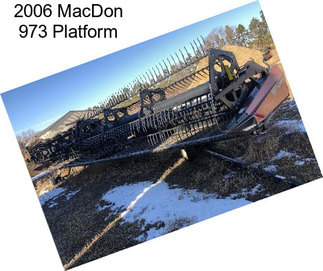 2006 MacDon 973 Platform