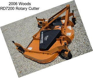 2006 Woods RD7200 Rotary Cutter