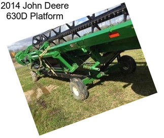 2014 John Deere 630D Platform