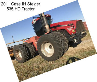 2011 Case IH Steiger 535 HD Tractor