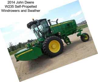 2014 John Deere W235 Self-Propelled Windrowers and Swather