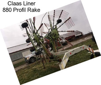 Claas Liner 880 Profil Rake