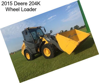 2015 Deere 204K Wheel Loader