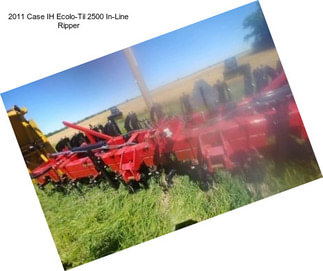 2011 Case IH Ecolo-Til 2500 In-Line Ripper