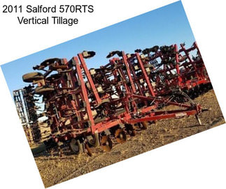 2011 Salford 570RTS Vertical Tillage