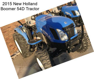 2015 New Holland Boomer 54D Tractor