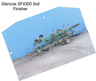 Glencoe SF4300 Soil Finisher