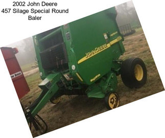 2002 John Deere 457 Silage Special Round Baler