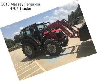 2018 Massey Ferguson 4707 Tractor