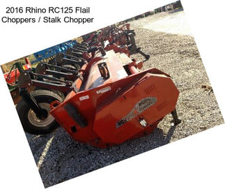 2016 Rhino RC125 Flail Choppers / Stalk Chopper