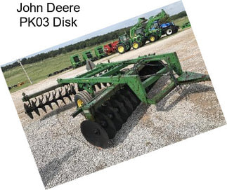 John Deere PK03 Disk